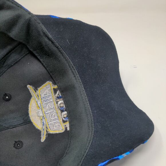 Main Gate Men's Allstate Brickyard 400 Strapback Hat Black 2007 Flames - Picture 11 of 11